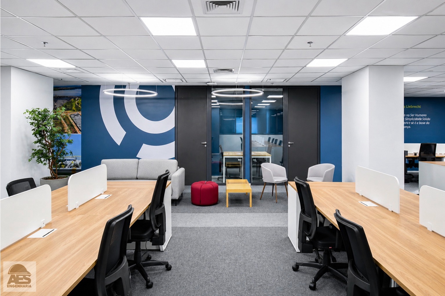 Escritório corporativo de 600 m² na Bela Vista, São Paulo